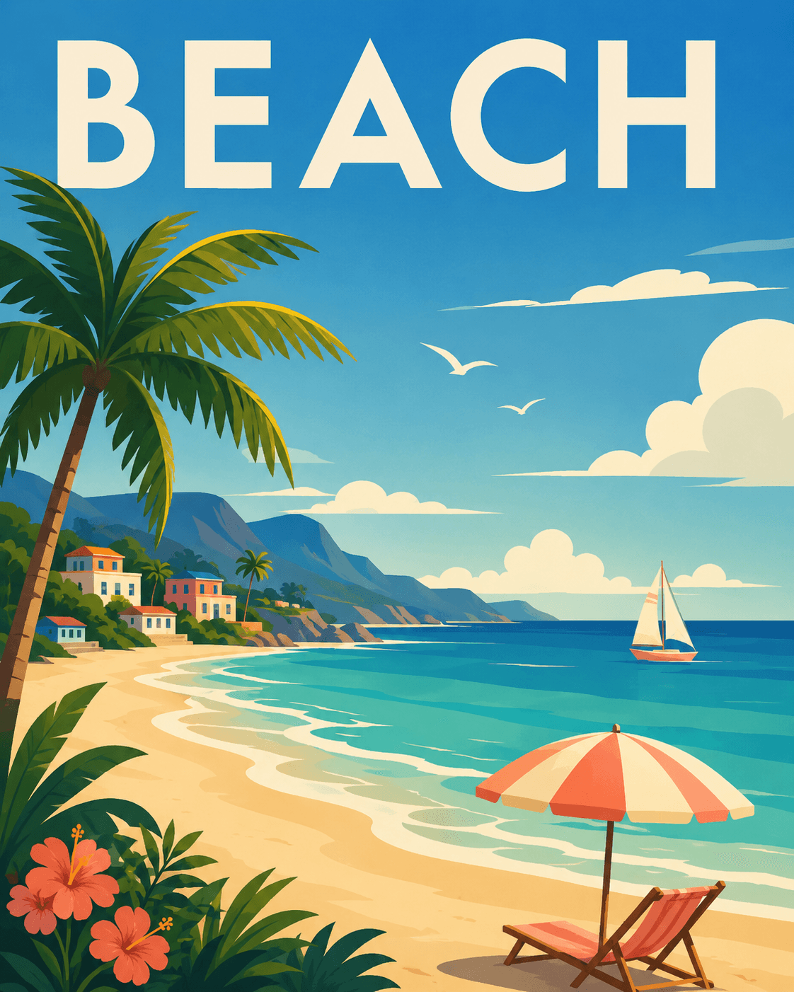 Beach destination wedding style